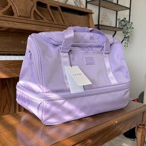 CALPAK Stevyn Purple Duffle Bag